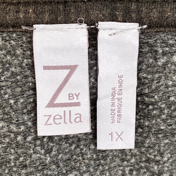 Z by Zella Serena Slouch Green Long Sleeve Hoodie - Picture 2 of 7